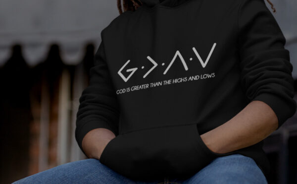 God Is Greater Hoodie - Image 2